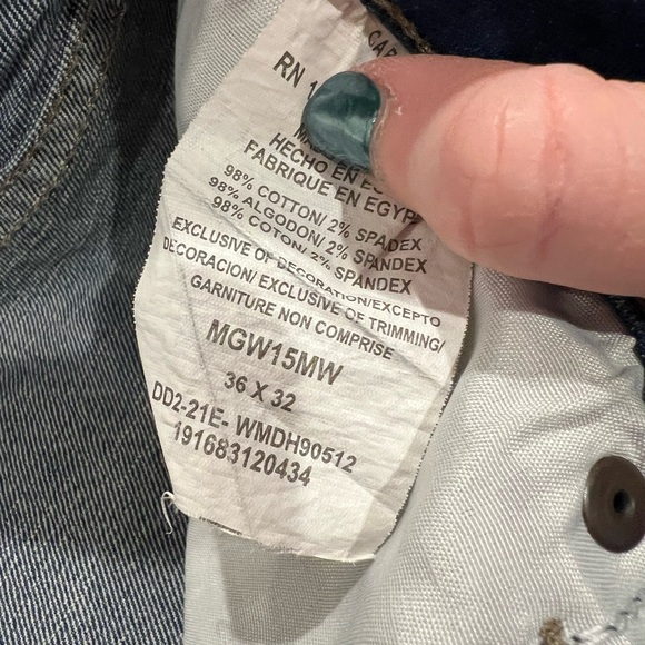 Wrangler Men's Relaxed Fit Jeans - Blue - Picture 3 of 5